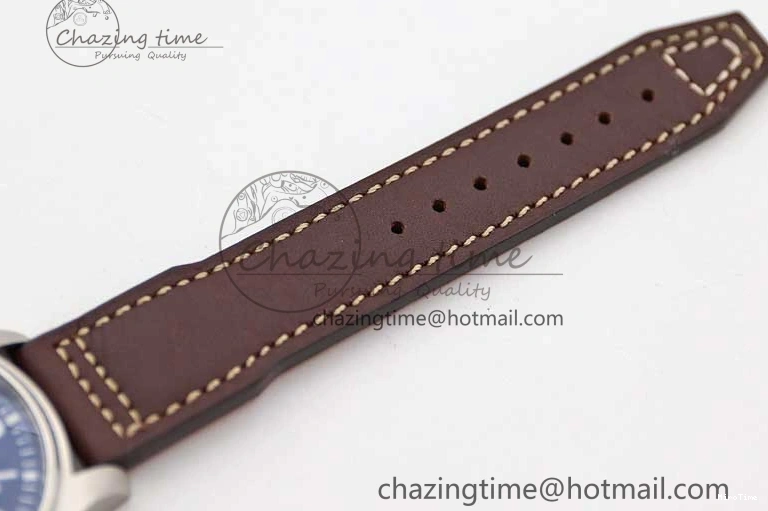 MIROTIME 0416 Mark XVIII IW327010 SS M+F 1:1 Best Edition Blue Dial on Brown Leather Strap A Resilient 7051